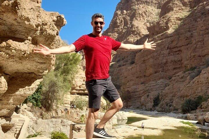 Private Gruppentour von Maskat nach Wadi Shab Mit dem Minivan