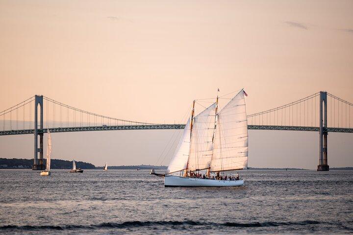 Newport Sunset Sail on Classic Sailboat