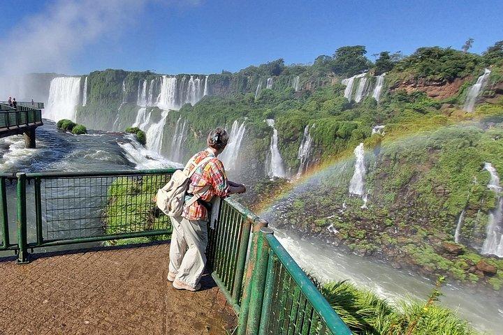 プライベートイグアス滝ツアー：ブラジルとアルゼンチンを一日で