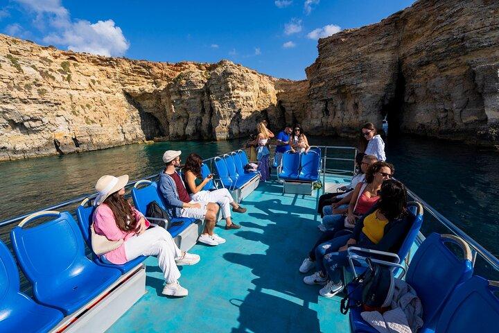 Båtkryssning runt Comino/Blue Lagoon & Gozo