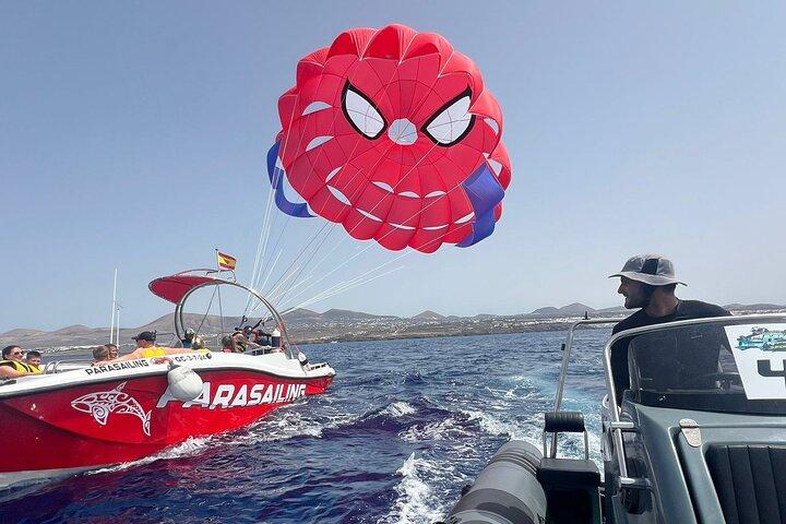 Parasailen op Lanzarote