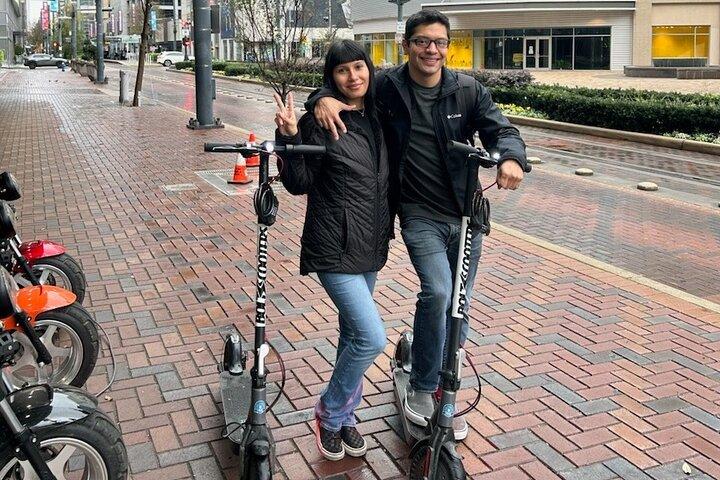 S2 Pro E Scooter met gids in het centrum van Houston