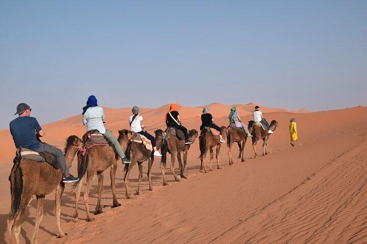 Excursão de 3 dias ao deserto do Saara de Marrakech de volta a Marrakech