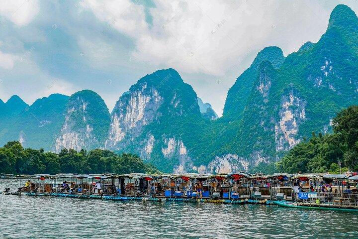 Cruzeiro privado de 1 dia no rio Li a partir de Guilin com bicicleta