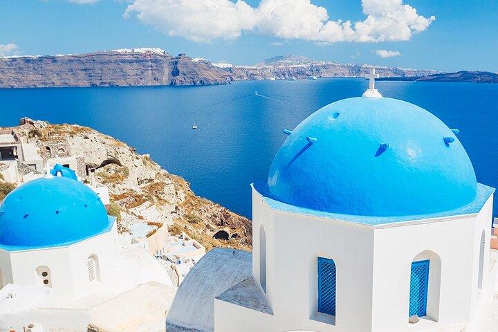 サントリーニ島を巡る5時間の小グループアドベンチャー
