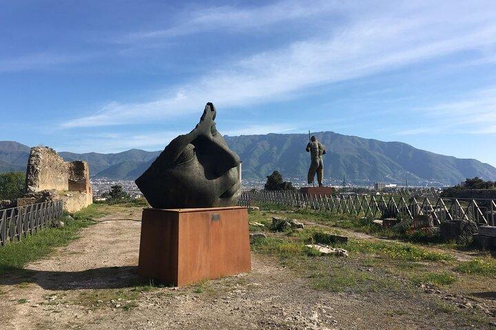 Visita compartida a las excavaciones de Pompeya con paseo a caballo y almuerzo.