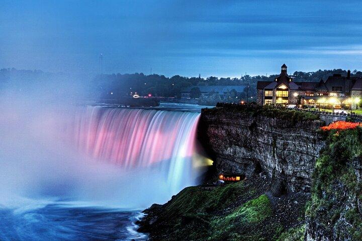 Niagara Falls Nightlight Experience com fogos de artifício (US Side)