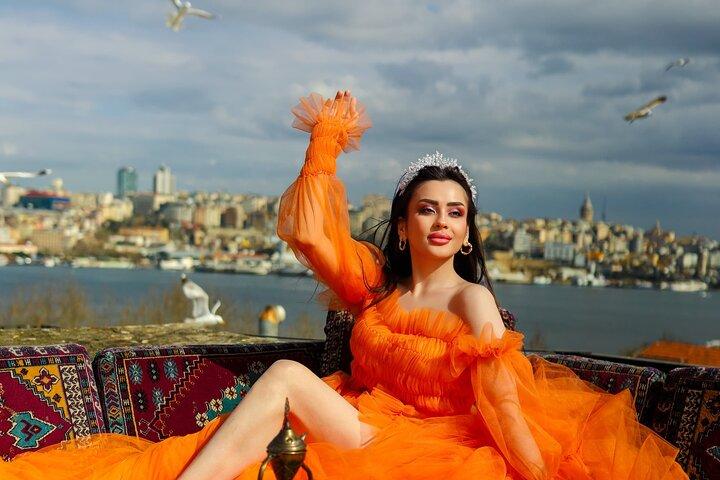 Istanbul : Professioneel dak, Indoor fotoshoot