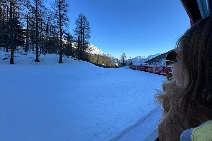 Alpernas underverk: Bernina Express Tour till St Moritz
