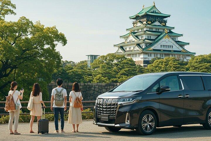 Alquiler de Alphard privado en la ciudad de Osaka con conductor de habla inglesa