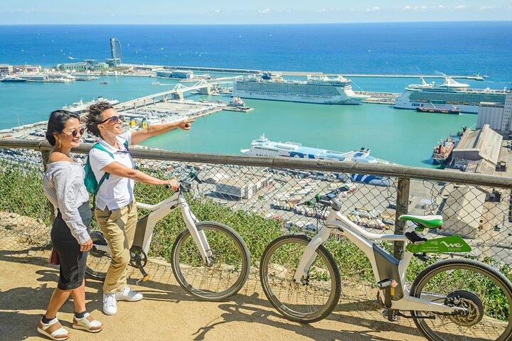 Barcellona E-Bike, Funivia & Barca