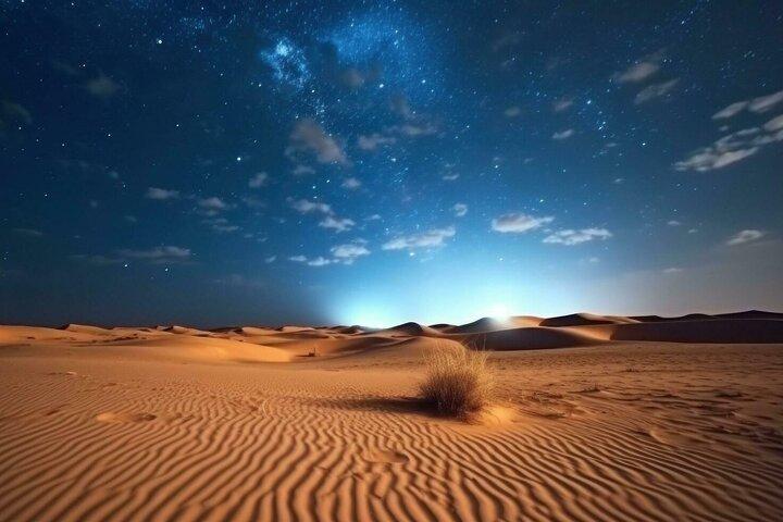 星空の下でのアラビアンナイトアドベンチャーデザートサファリ