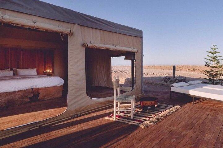Scopri il campo di lusso nel deserto di Agafay per 2 giorni, 1 notte.