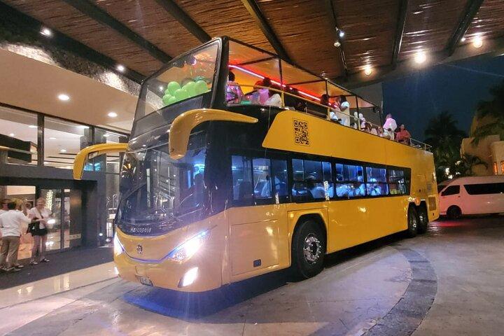 Privéfeestbusloop in Cancun