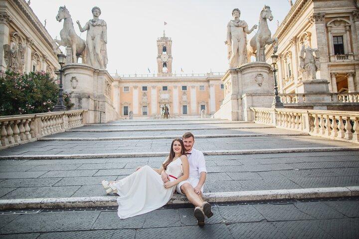 Privé fotoshoot bij zonsopgang of zonsondergang in Rome