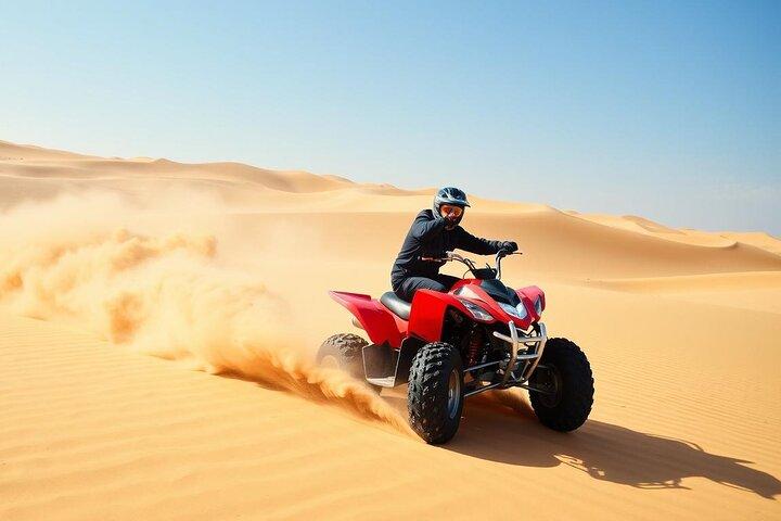 Dubai VIP Rode Duinen Sunset Desert Safari met BBQ & optionele fiets