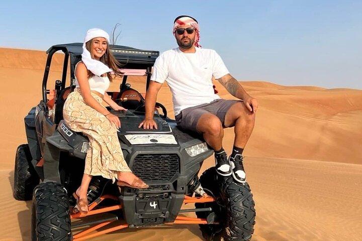 Dubai VIP Rode Duinen Sunset Desert Safari met BBQ & optionele fiets