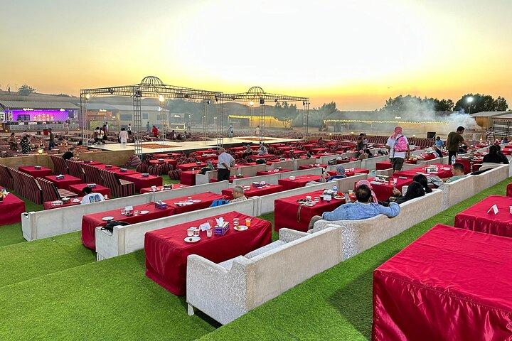Dubai VIP Rode Duinen Sunset Desert Safari met BBQ & optionele fiets
