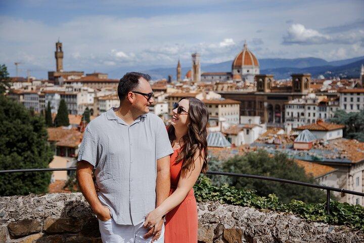 Florence: privéfotoshoot op Piazzale Michelangelo