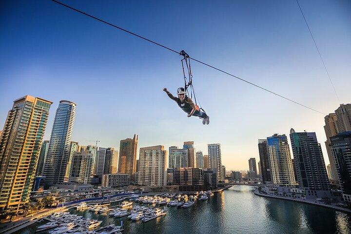 Dubai Ziplining Adventure Experience met foto's en video's