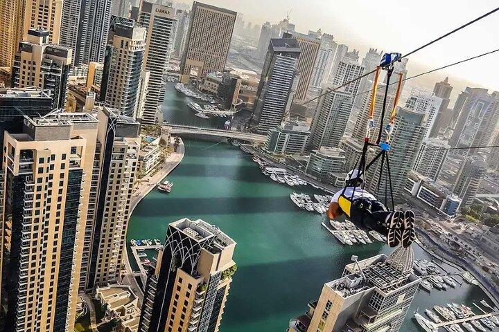 Dubai Ziplining Adventure Experience met foto's en video's