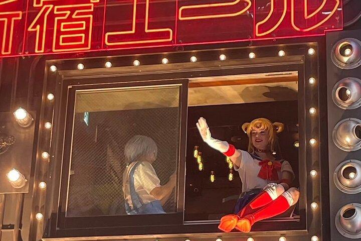 Personagem de anime de aventura cosplay de 120 minutos em Kabukicho