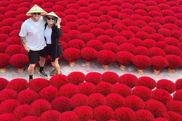 Beste Tagesausflug nach Räucherdorf, Tam Coc, Hoa Lu ab Hanoi