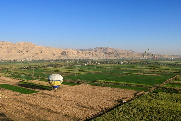 Hot Air Balloon i luften af Luxor