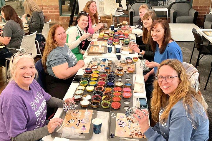 Mosaic Art Classes Orange County: Workshop de lâmpadas turcas