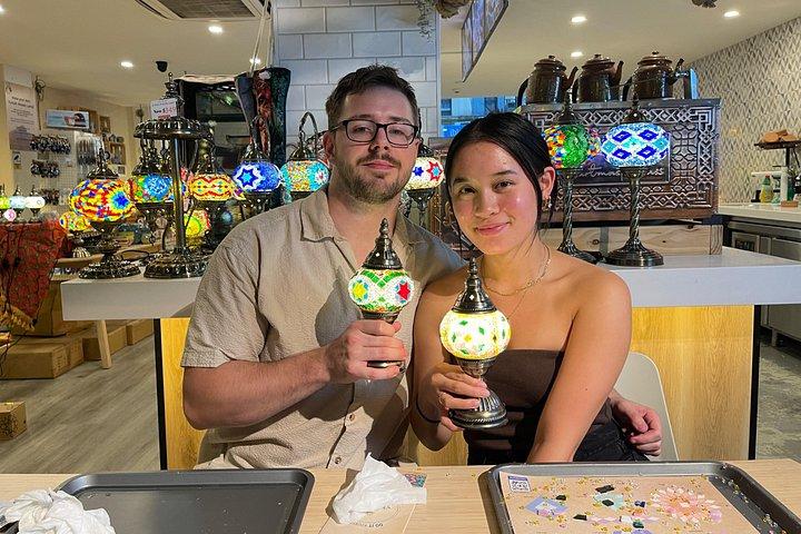 Mosaic Art Classes Orange County: Turkish Lamp Workshop