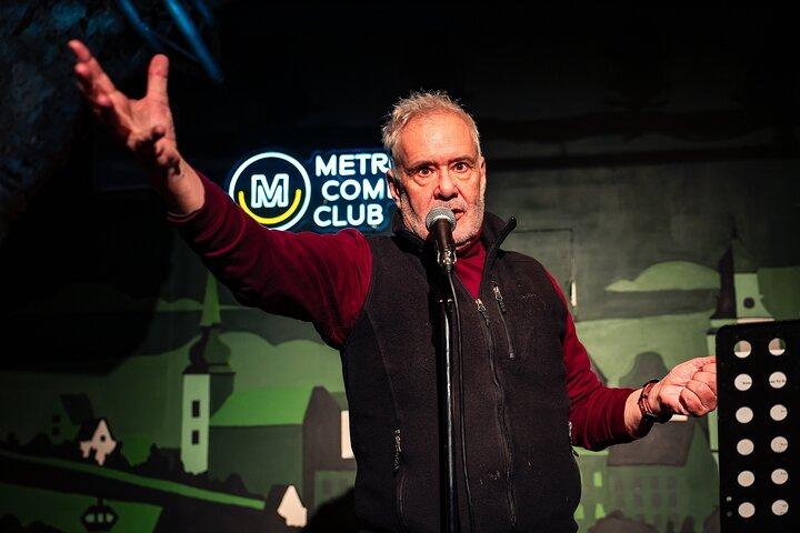 Prags berömda Stand Up Comedy Show på engelska