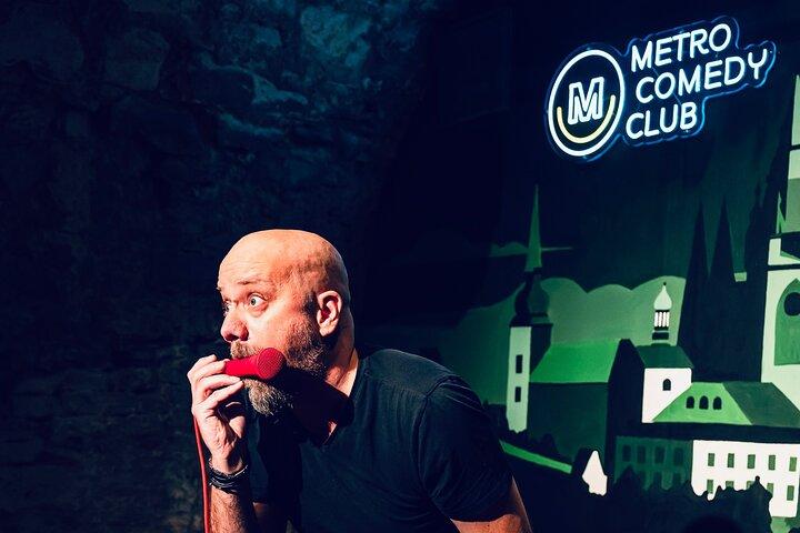 Prags berömda Stand Up Comedy Show på engelska
