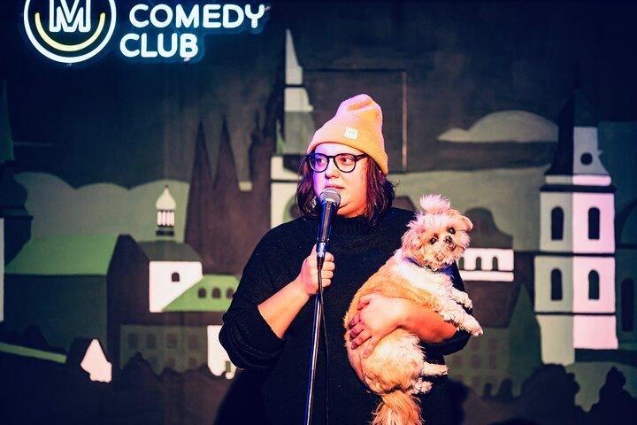 Prags berömda Stand Up Comedy Show på engelska