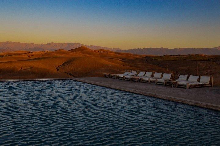 Marrakech: Agafay Desert Quad + Camel Rides + Dinner Show & Pool