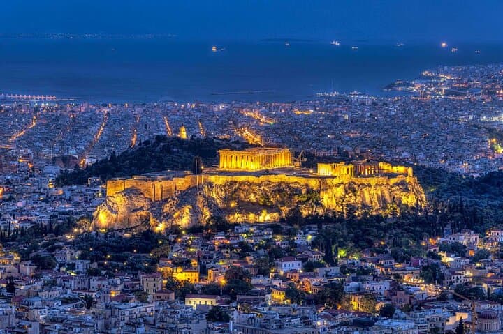 Athens by night