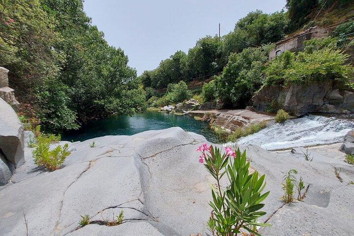 Canyoning dans les gorges d'Alcantara