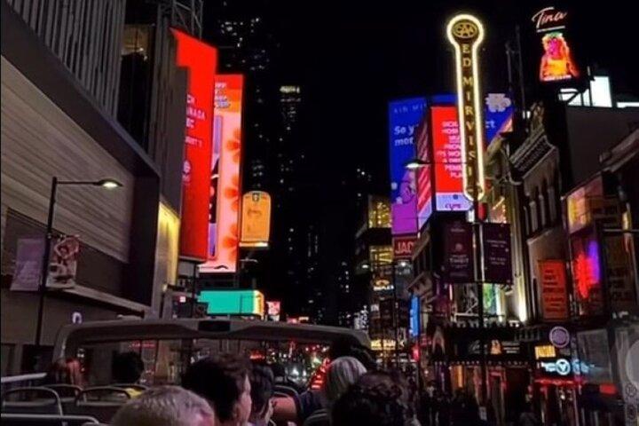 Toronto Double Decker Tour Noturno
