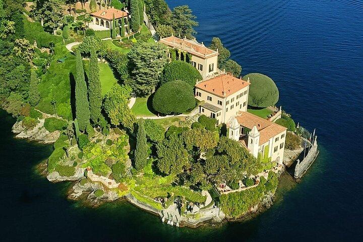 Como City guided tour and scenic flight over Lake Como