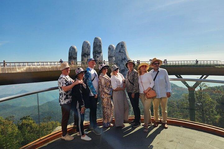 Golden Bridge med båda händerna & Ba Na Hills Private Tour