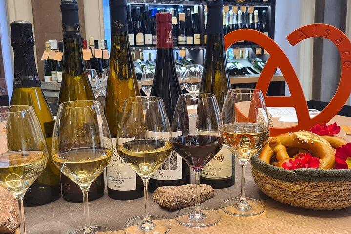 ストラスブールでアルザスワインの発見の試飲