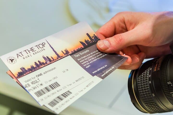Burj Khalifa At The Top Level 124th and 125th Ticket