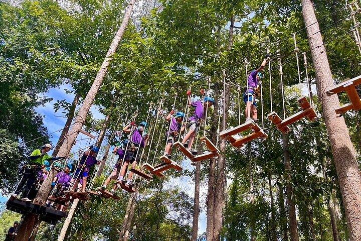 Tree Top Adventure Zipline and Rope Course from Hua Hin