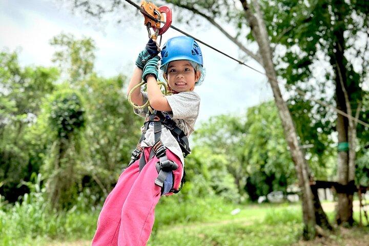 Percorso Tree Top Adventure Zipline e Corda da Hua Hin