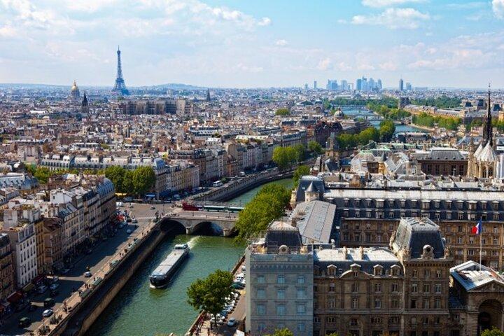 Begeleide dagtrip naar Parijs: Eiffeltoren, Notre Dame & Lunchcruise