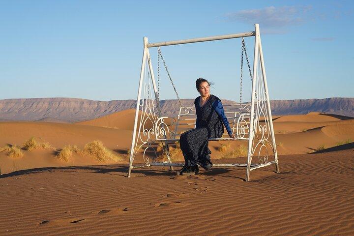 From Marrakech : 2 Day Zagora Desert Tour Camel & Luxury Camp