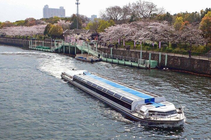 Croisière sur les cerisiers et visite du château d'Osaka