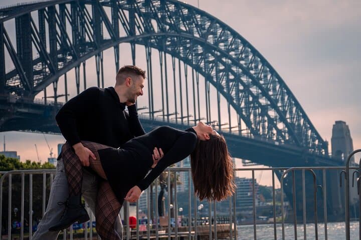 Professional photoshoot at The Rocks