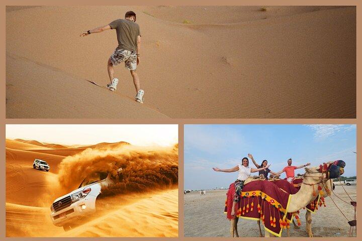 Doha: Safari, Kamelentocht, Sandboarden en Binnenzee Tour