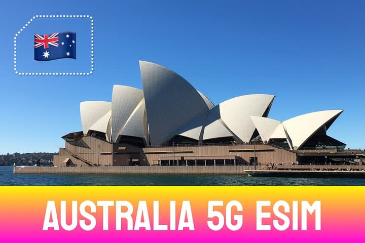 5G Australia eSIM - Up to 50GB or Unlimited Data; No Roaming Fees
