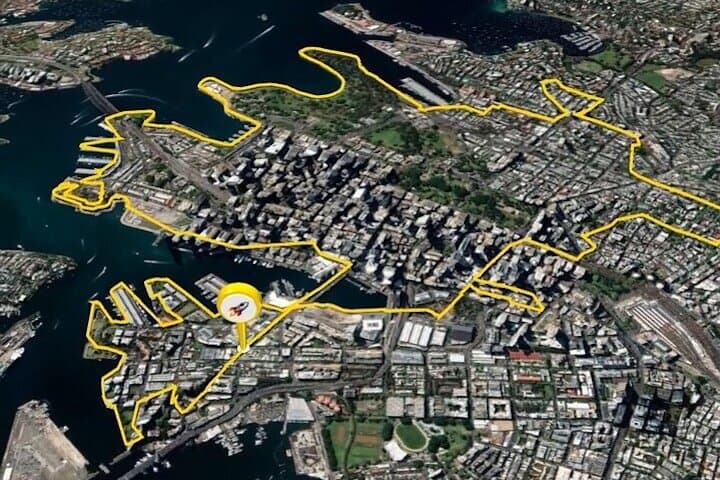Guided Electric Bike Tour of Sydney with Bluetooth helmets